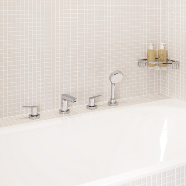 Смеситель на борт ванны Grohe BauEdge New 25120 10A (2512010A) хром