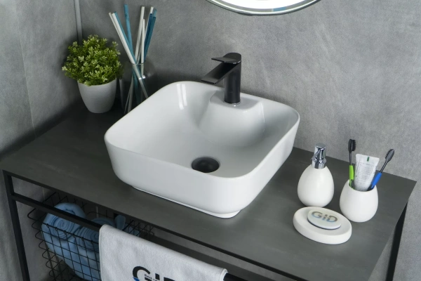 Раковина накладная (41х41) Gid N9443