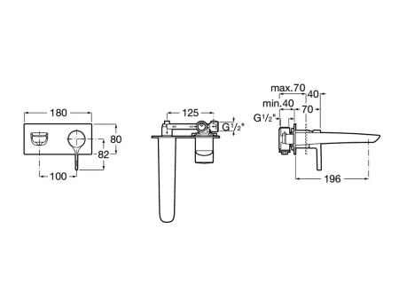 Смеситель для раковины Roca Insignia 5A353ACN0