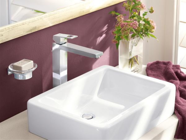 Смеситель для раковины однорычажный Grohe Eurocube 23406 000 (23406000) хром