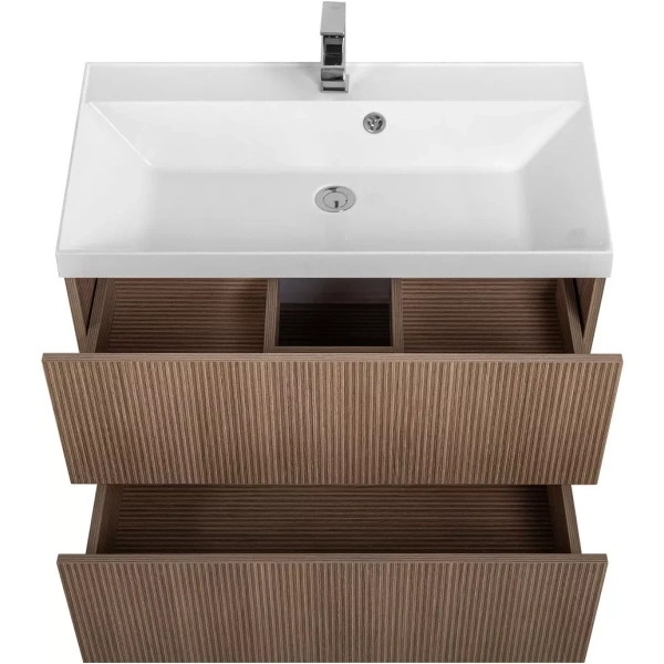 База под раковину подвесная Art&Max AM-Verona-Push-800-2C-SO-KV кадена вуд