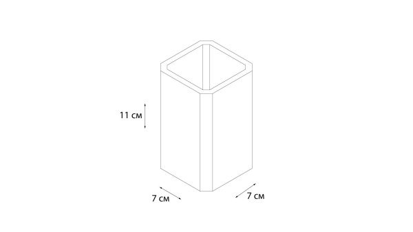 Стакан для зубных щеток Fixsen Dony FX-232-3