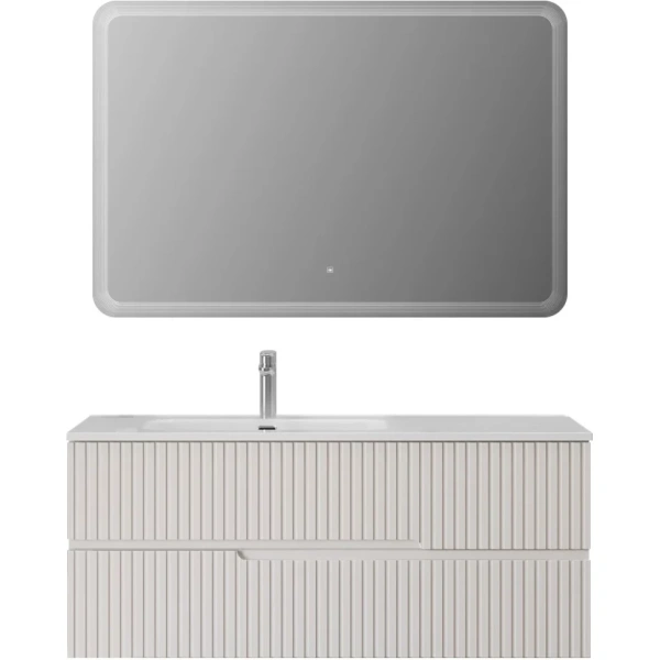 Тумба под раковину Cezares DUET-N-1200-2C-SO-BL-L Bianco Lucido