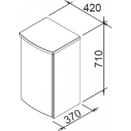 Шкаф Ravak PS Uni Praktik/Rosa X000000335