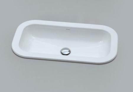 Раковина встраиваемый сверху Azzurra Glaze GLZ GLLI06938000BI (GLZ 69x38/IN bi)