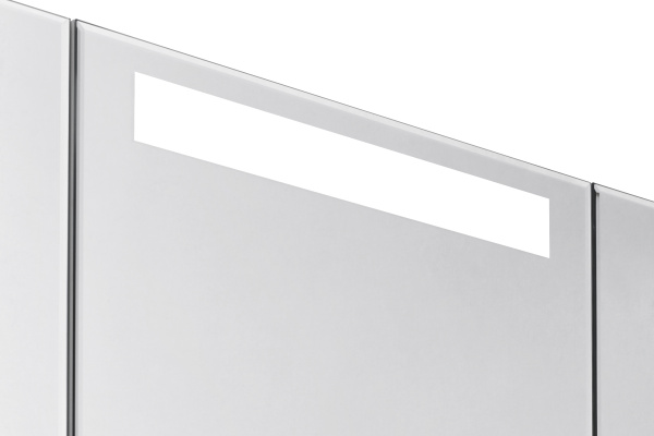 Зеркальный шкаф Aquaton Мадрид 120 со светильником белый 1A113402MA010