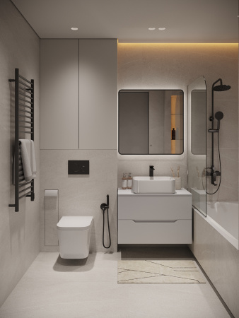 Шторка для ванны 80 см Agger A02-080TCR прозрачное