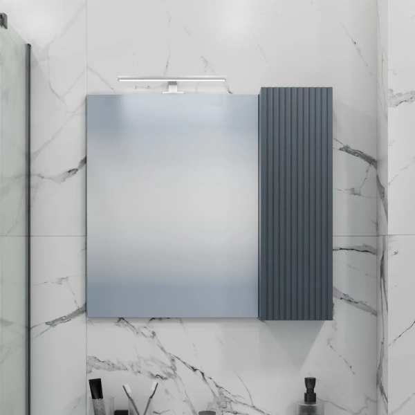 Зеркальный шкаф Санта Альтаир 70 700503 с подсветкой