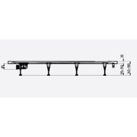 Крепежный комплект для поддонов ULTRAFLAT S, K936467