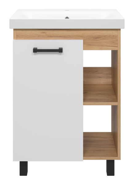 Тумба с раковиной Misty Крафт 60 УТ000013343