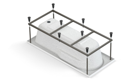 Ванна акриловая прямоугольная Cersanit SANTANA 170x70 63325