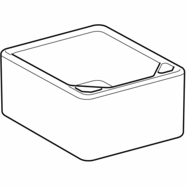 Раковина для ног Geberit Publica: B=39см, H=21см, T=48см 108000000