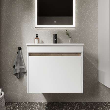 Тумба под раковину Sancos  Smart SM60W белый глянец