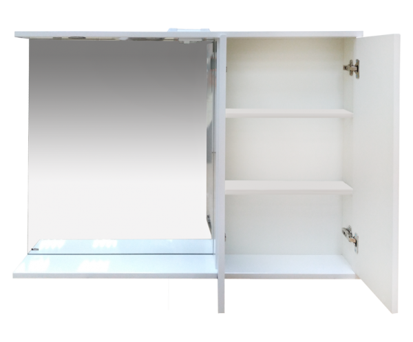 Зеркало-шкаф (120х80) Misty Куба 120 правый П-Куб-01120-011П