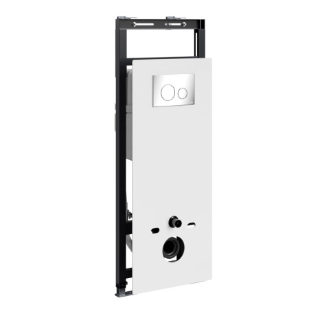 Инсталляция для подвесного унитаза WasserKraft Salm 27TLT.010.ME.WH.MB01