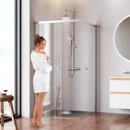 Душевой уголок (100х100) Am.Pm X-Joy W94G-403-100100-MT1K хром матовый