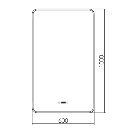 Зеркало (60х100) Silver Mirrors Incanto LED-00002539