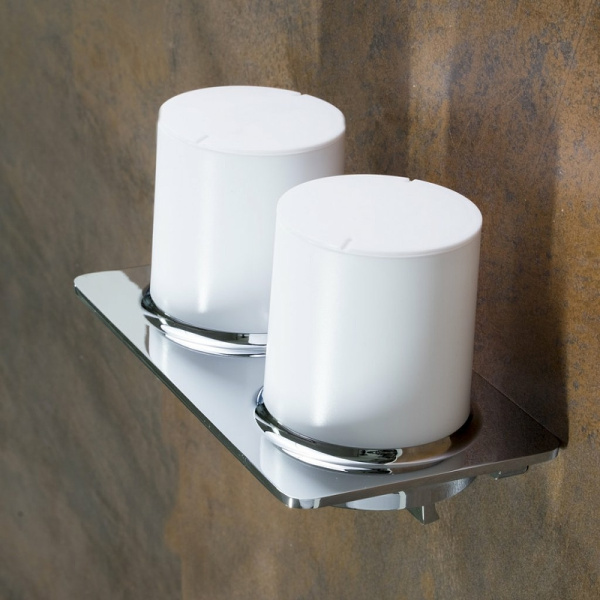 Настенный дозатор для жидкого мыла, двойной Bemeta Organic 157109271