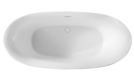 Акриловая ванна (170х80) ABBER AB9236 без гидромассажа, белый