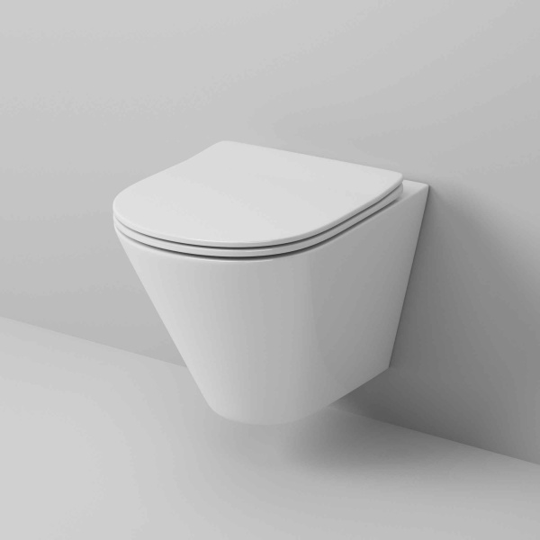 Унитаз подвесной безободковый Grossman  GR-4477S с сиденьем микролифт