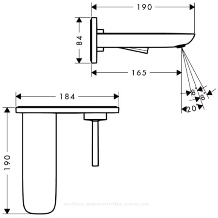 Смеситель для раковины Hansgrohe PuraVida 15085000