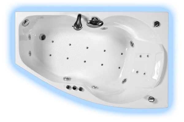 Акриловая ванна Triton БРИЗ 150x95 левая