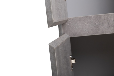 Пенал BelBagno KRAFT-1600-2A-SC-CG-L Cemento Grigio