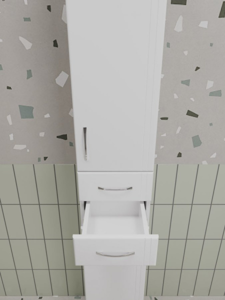 Пенал напольный Style Line Эко Стандарт 30 ЛС-00002329 белый