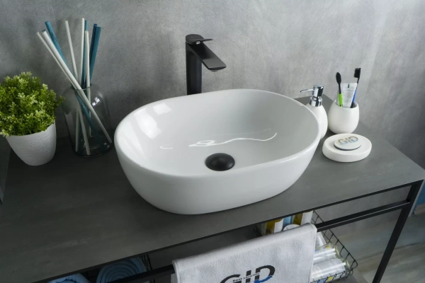 Раковина накладная (48х35) Gid N9026b