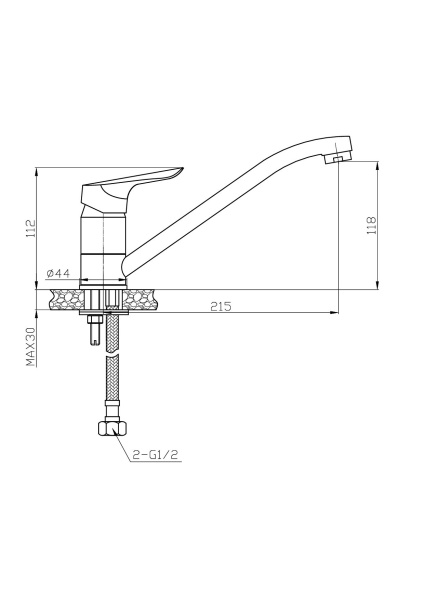Смеситель для кухни ESKO RIO Rio 05