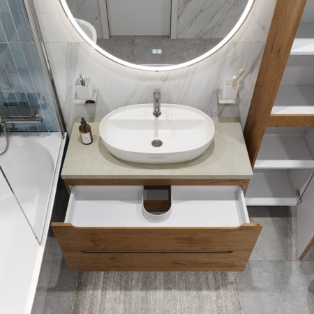 Тумба с раковиной BelBagno ETNA100RN-KEPMCO-1346-SET