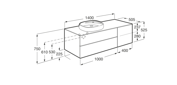 Тумба под раковину Roca Beyond 851404402