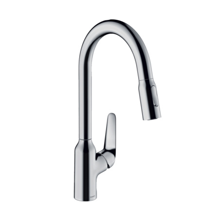 Смеситель для кухни с выдвижным изливом Hansgrohe Focus M42 71800000 хром 