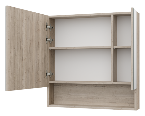 Зеркало-шкаф (75х75) Misty Дунай 75 П-Дун04075-01