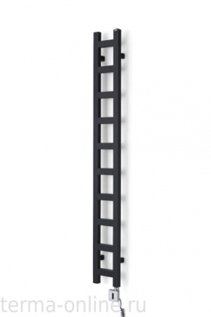 Полотенцесушитель электрический Terma Easy 1600х200 чёрный