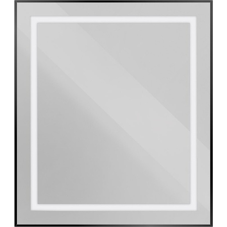 Зеркало (70х80) BelBagno Kraft SPC-KRAFT-700-800-SENS-NERO с подсветкой