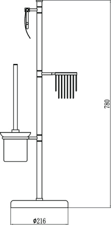 Напольная стойка Savol S-00Y706