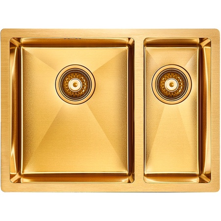Кухонная мойка Paulmark  Zusat PM225944-BGL брашированное золото левая