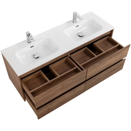 Тумба под раковину BelBagno Kraft 140 KRAFT-1400-4C-SO-2-RT Rovere Tabacco