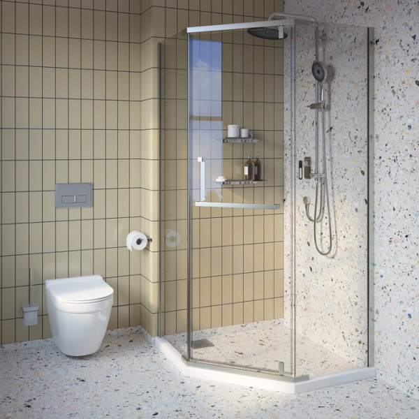 Душевое ограждение, IDDIS STE8SS0i23, сатин