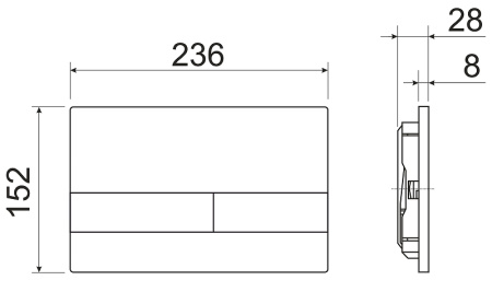 Комплект унитаза с инсталляцией Ceramicanova Forma CN3009_1002CH_1000