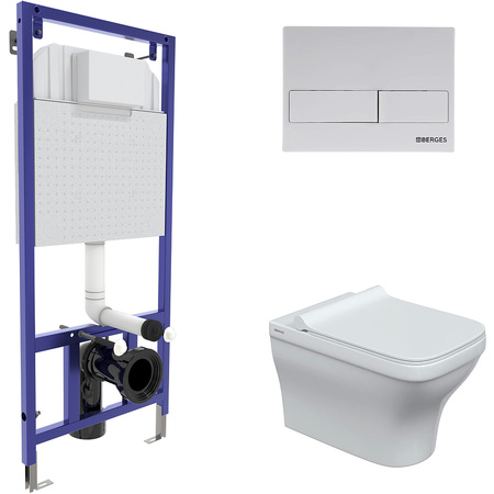 Комплект унитаза с инсталляцией Berges Wasserhaus Novum 042455