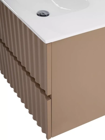 База под раковину Art&Max Еlegant AM-ELEGANT-600-2C-SO-CM-LED Капучино матовый