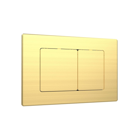 Кнопка смыва Oliveeka OL-E12-BG, PVD золото матовое