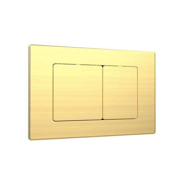 Кнопка смыва Oliveeka OL-E12-BG, PVD золото матовое