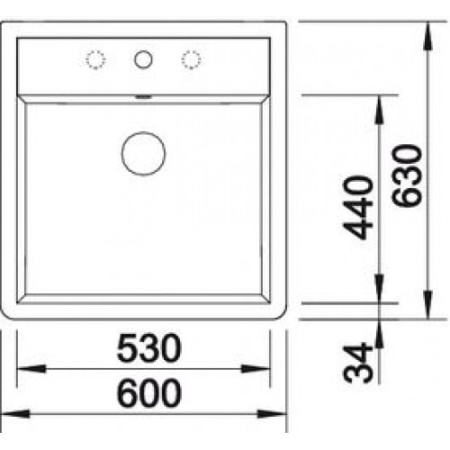 Кухонная мойка Blanco PANOR 60 514486