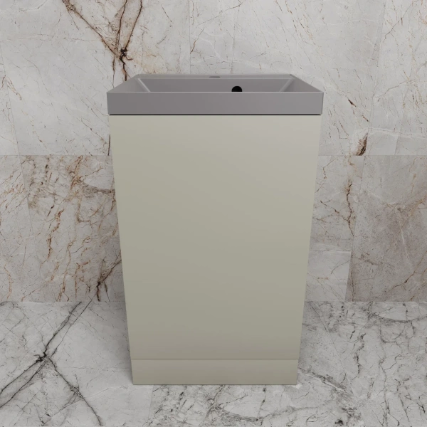 Тумба без раковины 50 см  Style Line Моно ЛС-00002452 санд серая галька матовый