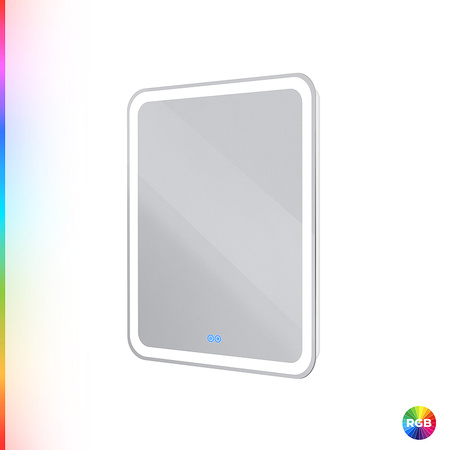 Зеркало c RGB подсветкой (60х80) Cezares CZR-SPC-MC-600-800-RGB-TCH