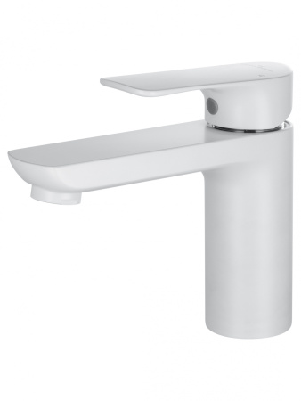 Смеситель для раковины WONZON & WOGHAND Line, белый матовый WW-A40732-MW
