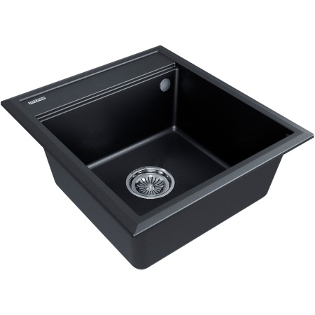Кухонная мойка Paulmark  Stepia 45 PM114651-BLM черный металлик